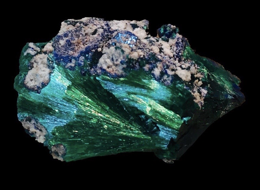 Malachite, Azurite from Milpillas Mine, Cuitaca, Santa Cruz Municipality, Sonora, Mexico