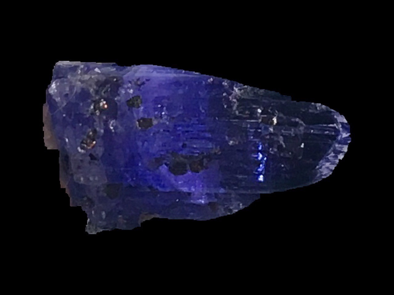 Tanzanite from Merelani Hills, Manyara Region, Tanzania