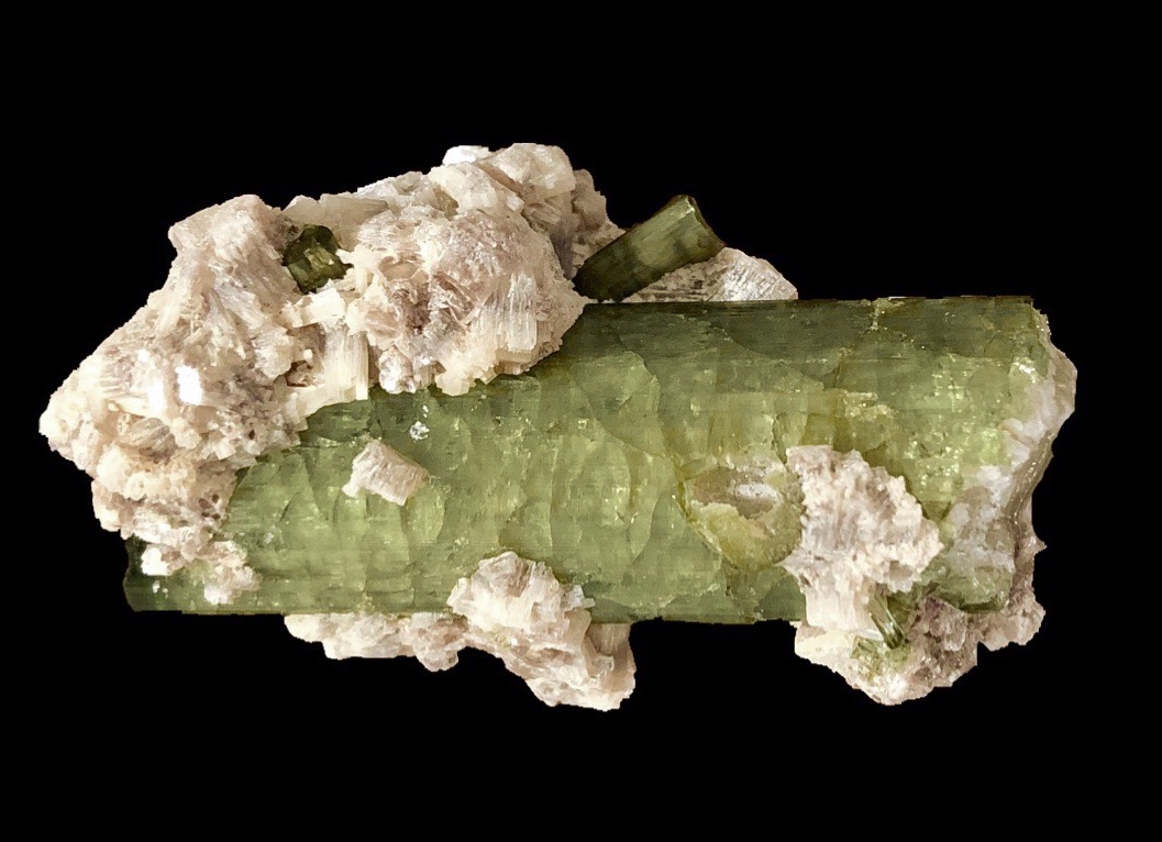 Tourmaline, Quartz, Muscovite from Urubu Mine, Itinga, Minas Gerias, Brazil